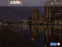 Tablet Screenshot of coderexsolutions.com